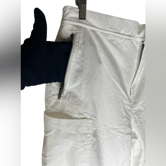 NWOT Free People Movement Watch Out White Cargo Pants - Picture 7 of 13